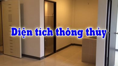 Diện tích thông thủy của căn hộ chung cư