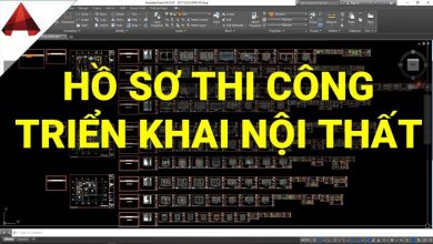 Bản vẽ CAD nội thất căn hộ chung cư